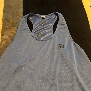 Men's Blue Athletic Tank Top
